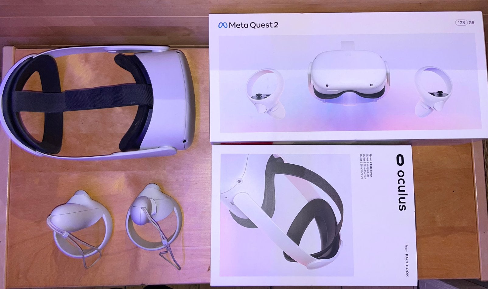 Meta Quest 2 128GB met elite strap, Ophalen, Zo goed als nieuw, Overige platformen