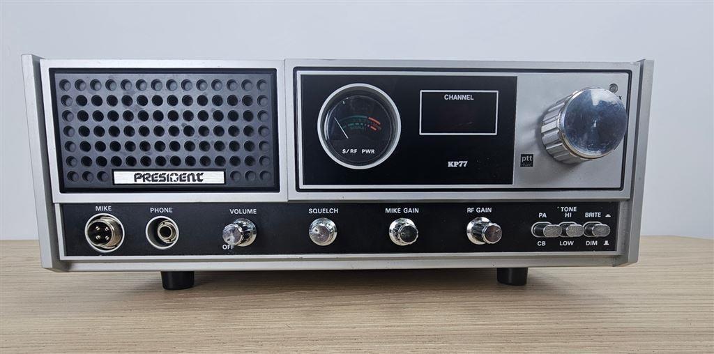 President KP77 CB-radio [27MC], Telecommunicatie, Zenders en Ontvangers, Ophalen of Verzenden, Gebruikt
