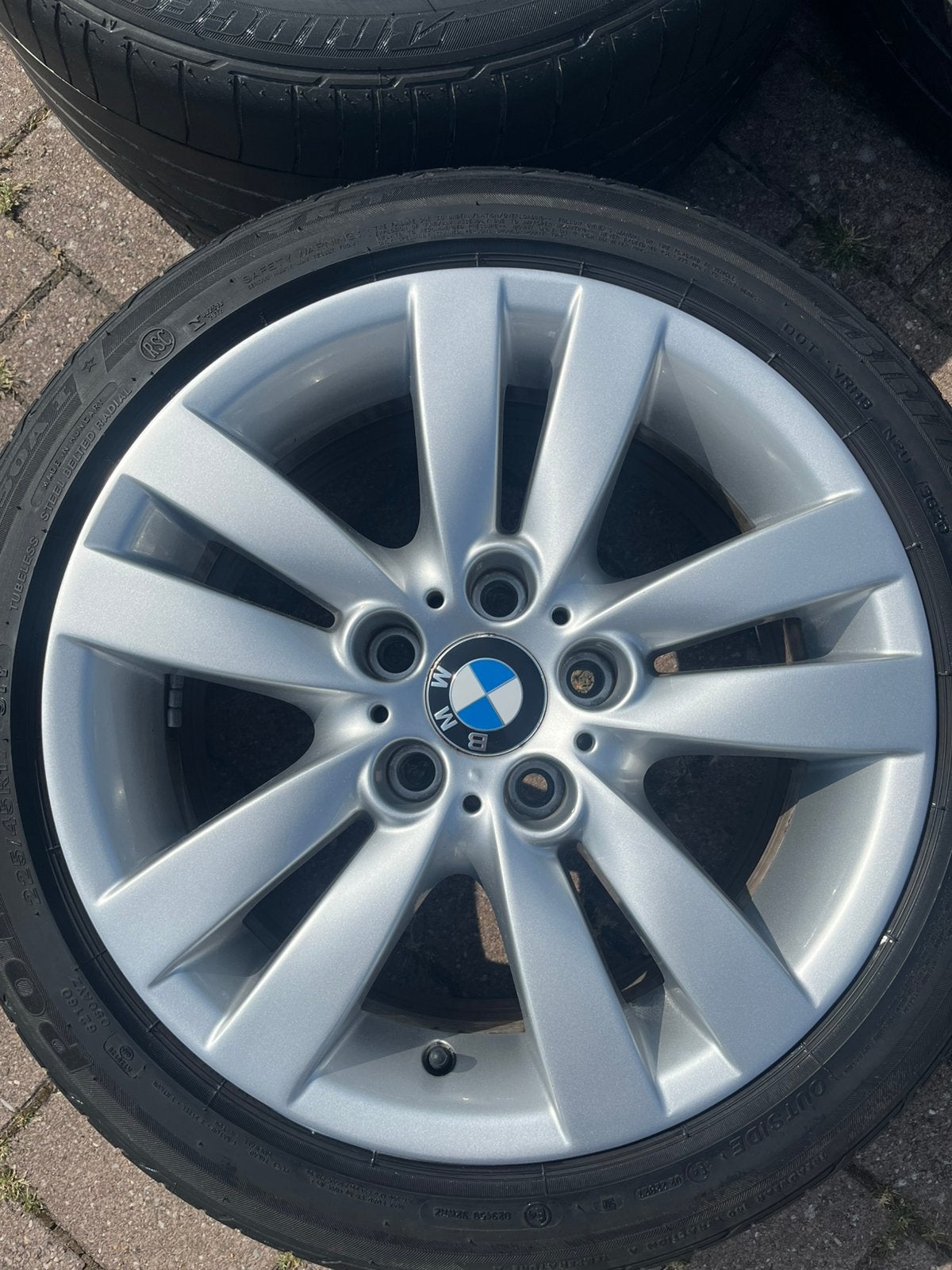 BMW velgen OEM E90 velgen, style 161, 17 inch., Ophalen, Gebruikt, Velg(en), 17 inch