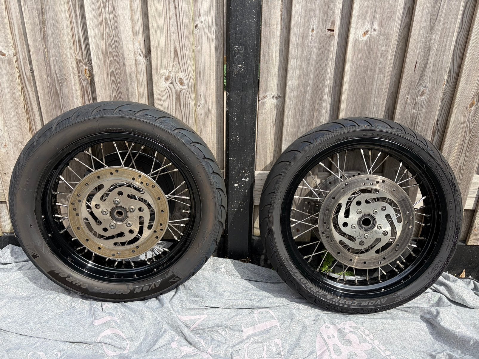Harley wielen 19/18 inch, Motoren, Ophalen of Verzenden, Gebruikt