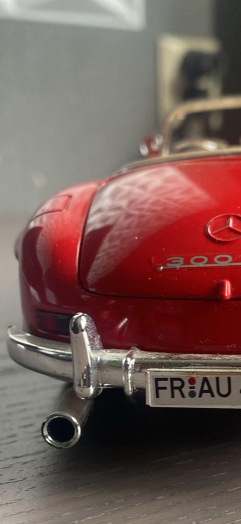 Mercedes Benz 300 SL Roadster modelauto, Ophalen