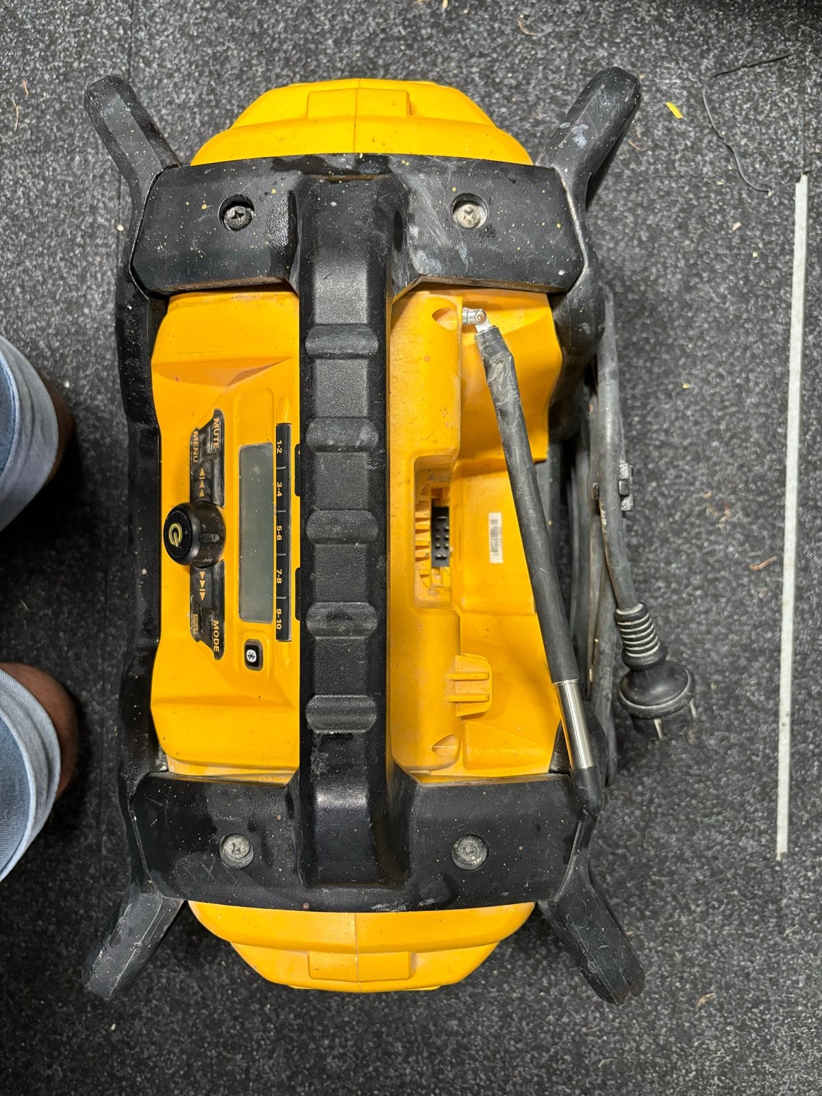 Dewalt DCR027 Bouwradio met Bluetooth, Ophalen, Gebruikt, Bouwradio