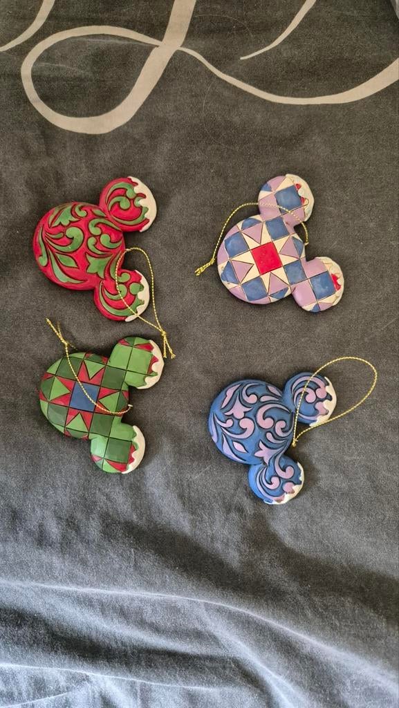 4 kersthanger Jim shore Disney, Diversen, Kerst, Ophalen of Verzenden, Nieuw