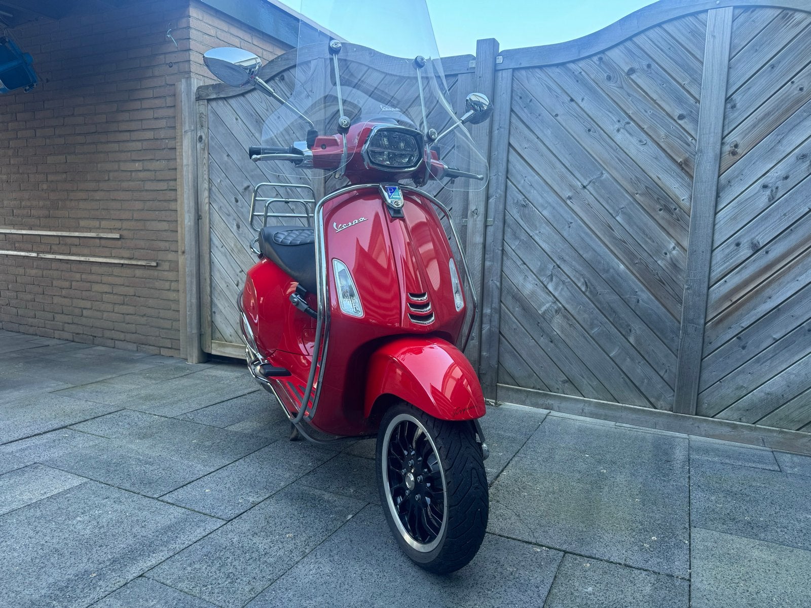 Vespa Sprint 2021 blauw kenteken (snor) - Zo goed als nieuw!, Overige modellen, Ophalen of Verzenden, Zo goed als nieuw, Benzine