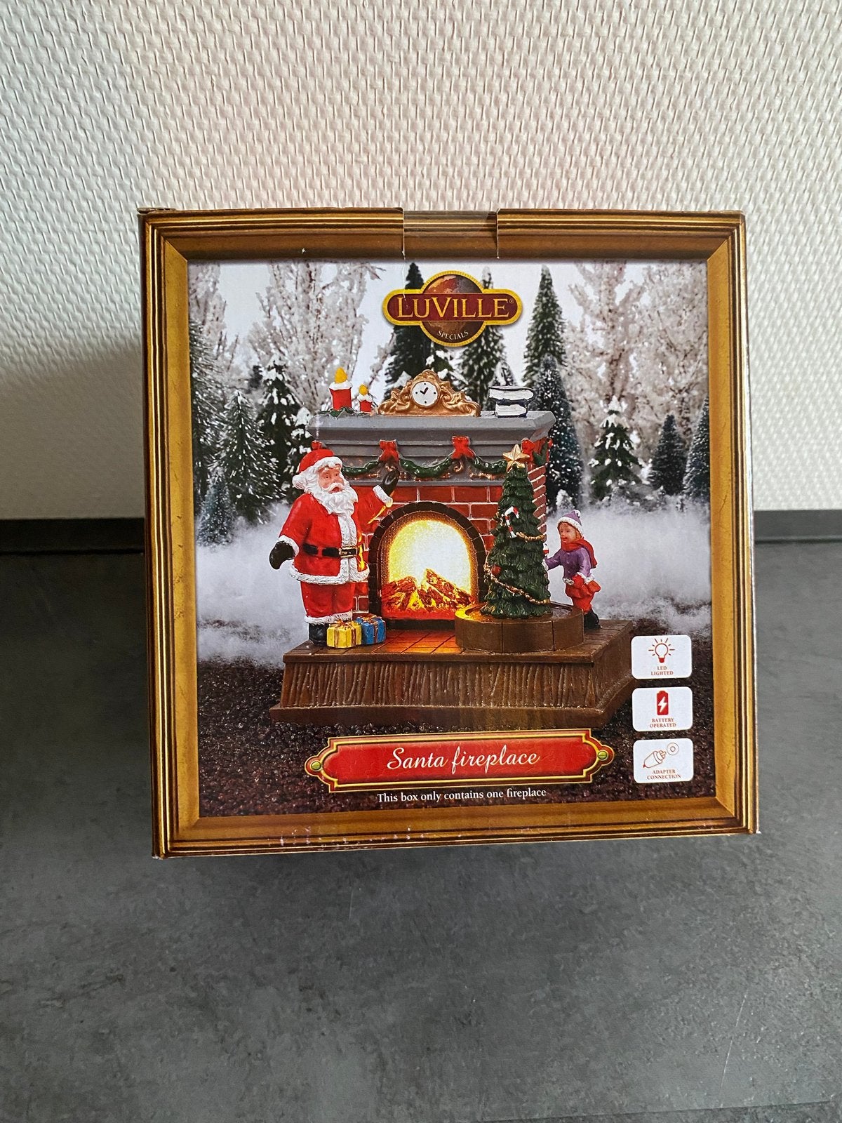 Luville kersthuisje ‘Santa fireplace’, Ophalen of Verzenden, Nieuw