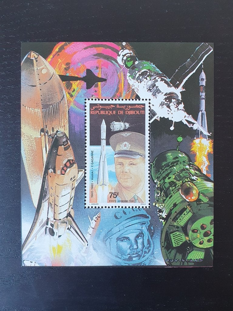 Djibouti 1981 Ruimtevaart Michel blok 33 postfris, Verzenden, Postfris, Overige thema's