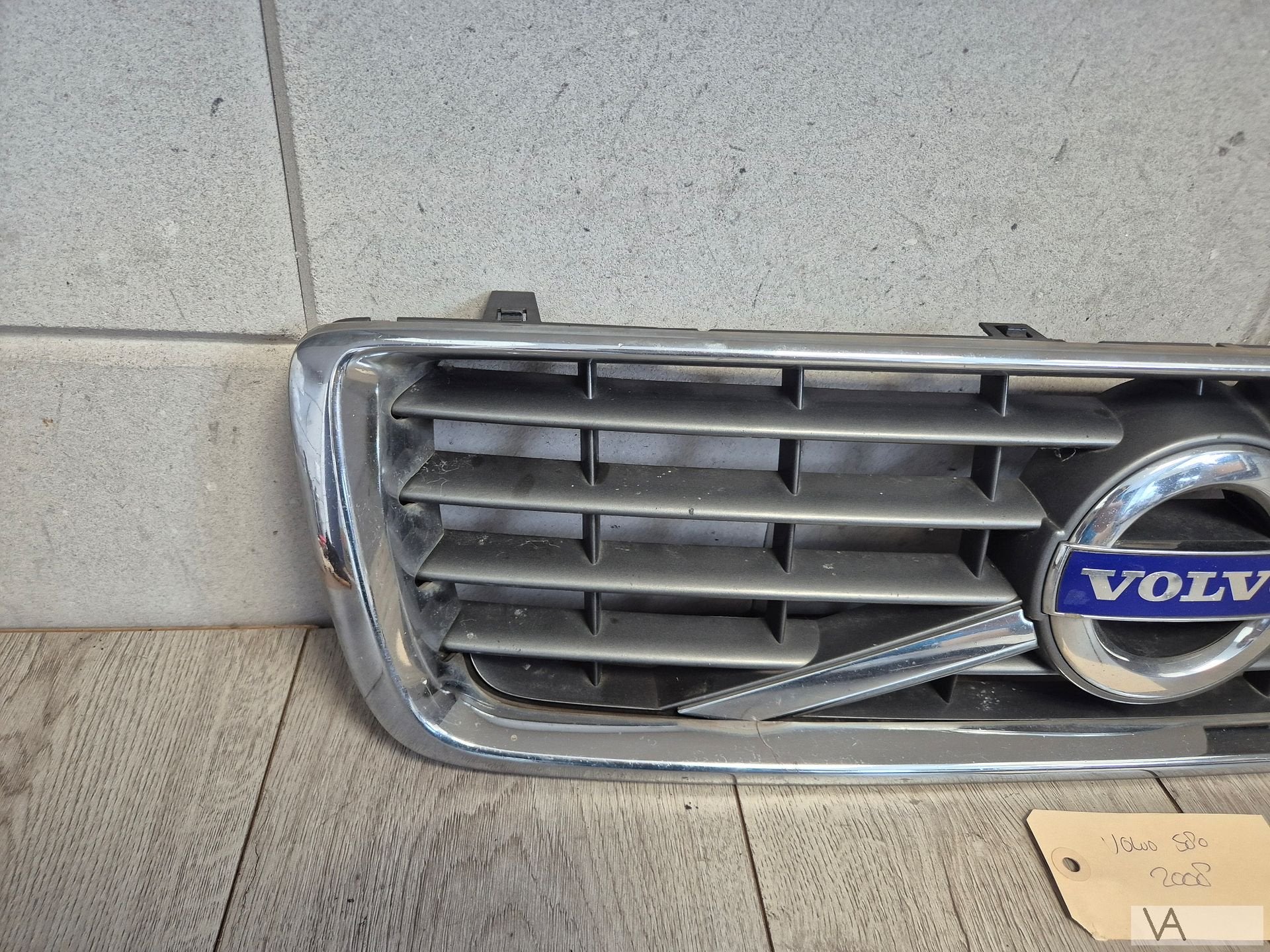 Grille in voorbumper van Volvo S80 2006 tot 2011 origineel, Gebruikt, -, -, Ophalen of Verzenden