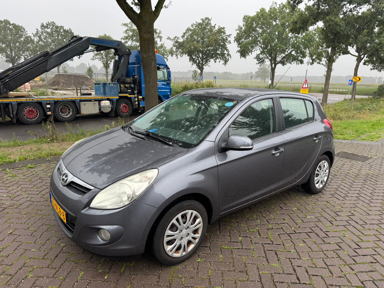 Hyundai i20 1.2 5-DRS 2010 AIRCO/AUX, Auto's, Dealer onderhouden, 4 cilinders, Origineel Nederlands, Handgeschakeld