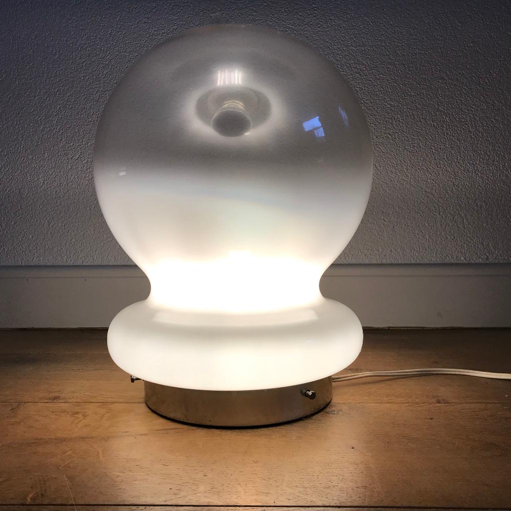 Vintage Mazzega  mushroom lamp glas italiaans design, Ophalen, Nvt, 150 tot 200 cm, Nvt