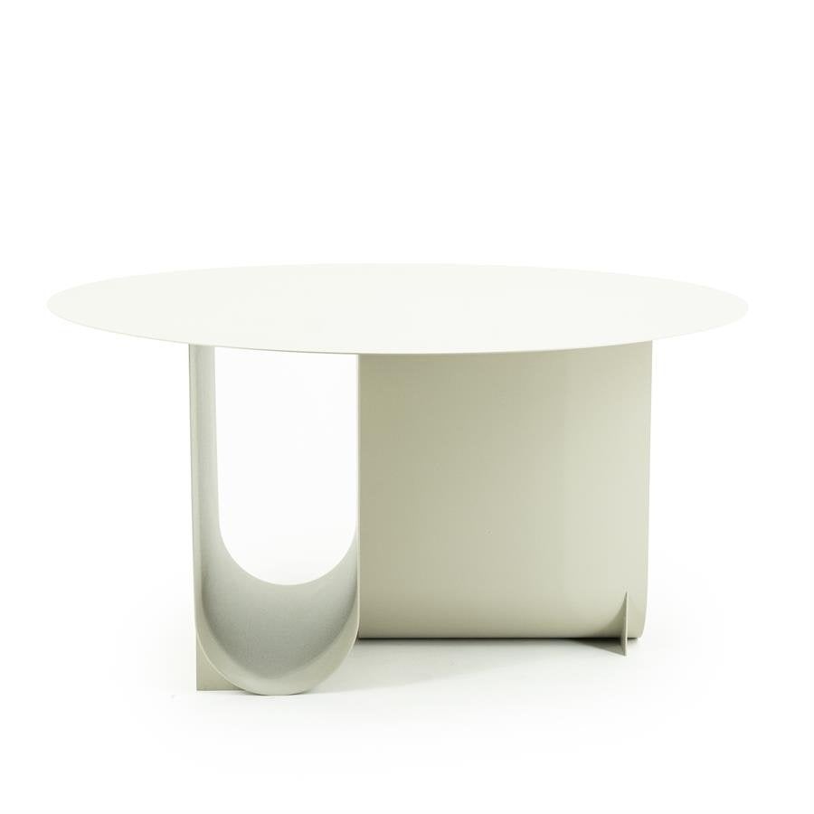 By-Boo salontafel Otus clay metaal Ø70 cm - nieuw, Huis en Inrichting, Ophalen, 50 tot 100 cm, Rond, Nieuw