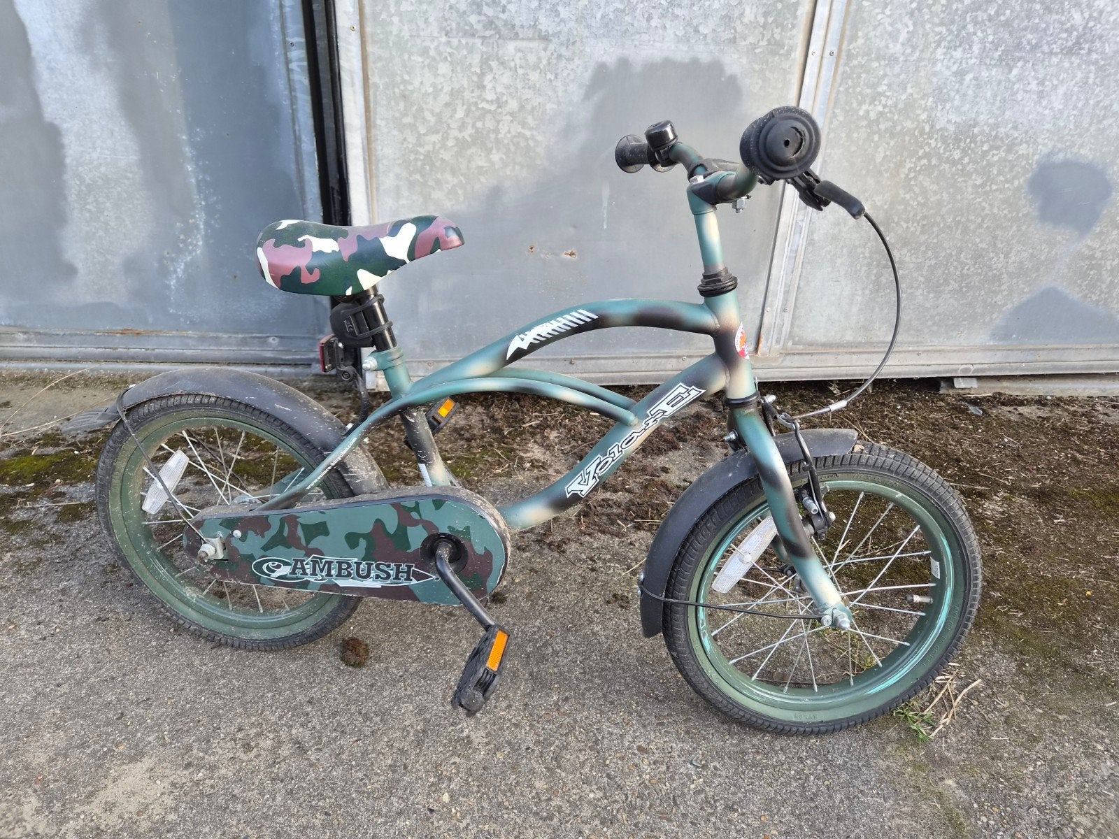 Kinderfiets 16 inch camouflage - Ambush, Ophalen of Verzenden