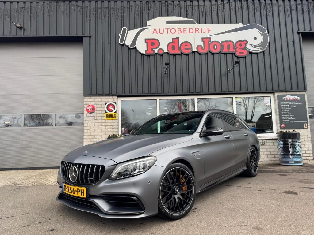 Mercedes-benz C-KLASSE C63 S AMG Premium plus Facelift Sport, Auto's, Automaat, Achterwielaandrijving, 8 cilinders, USB