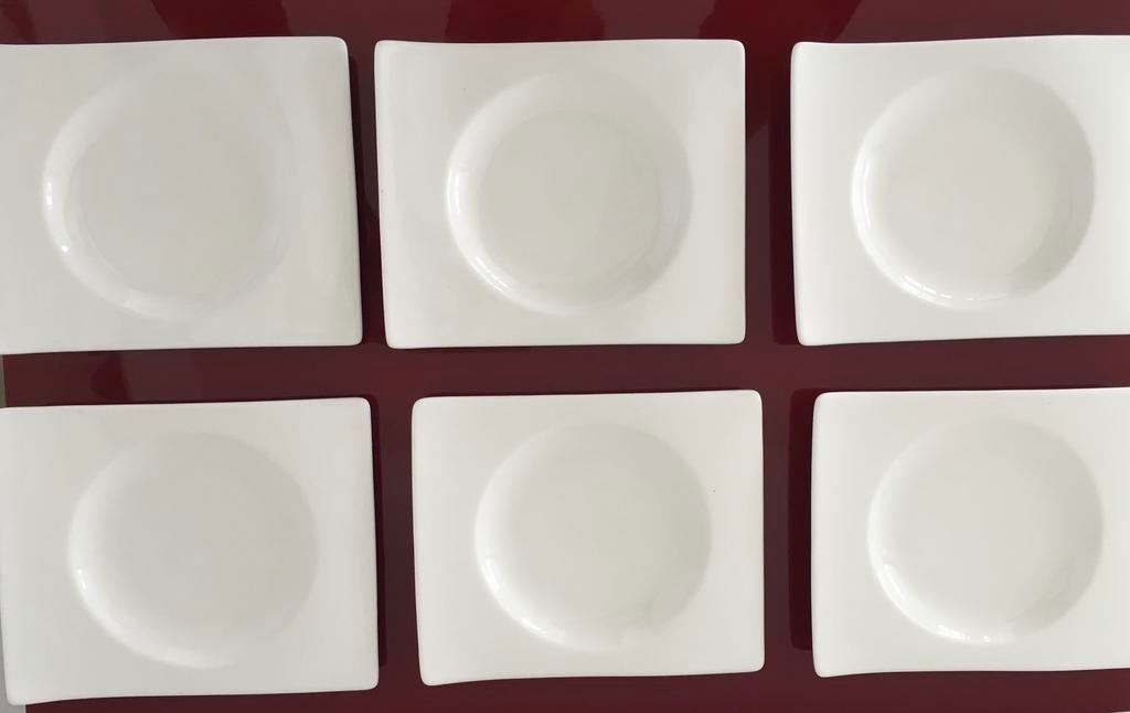 Villeroy en Boch New Wave gebaksbordjes(6), Ophalen of Verzenden
