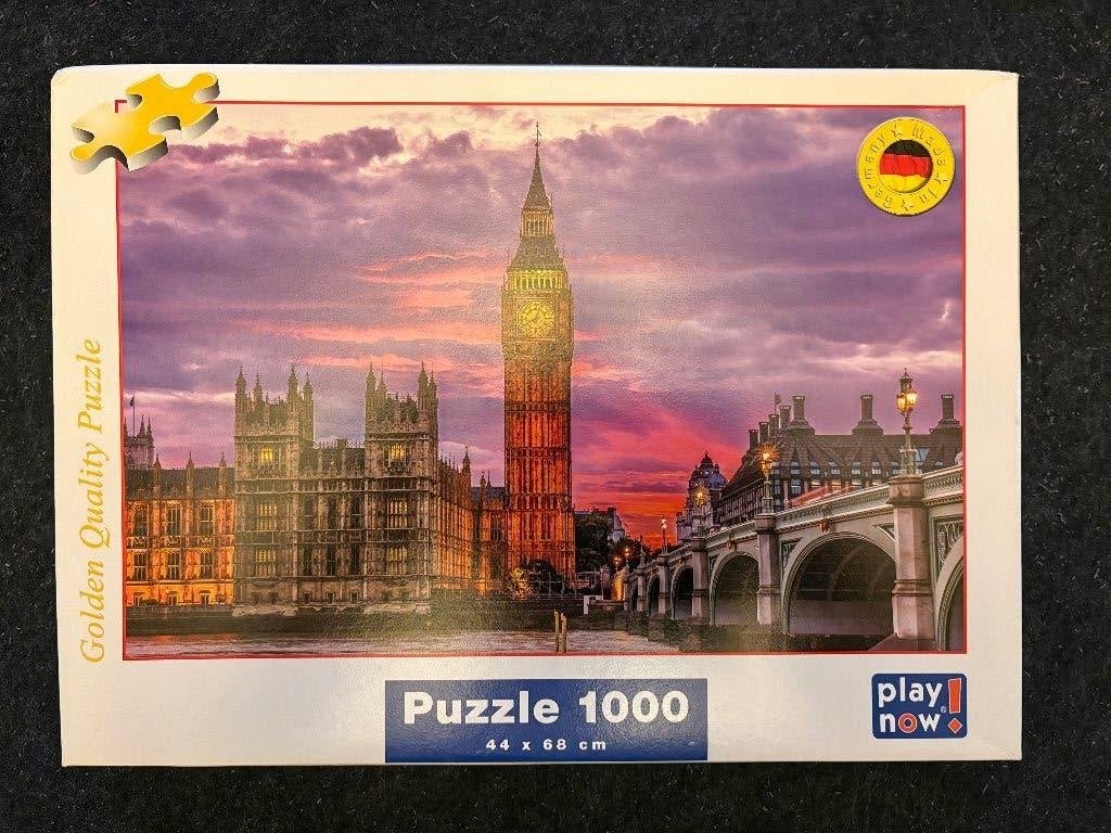 Puzzel Big Ben, Ophalen of Verzenden, 500 t/m 1500 stukjes, Zo goed als nieuw, Legpuzzel
