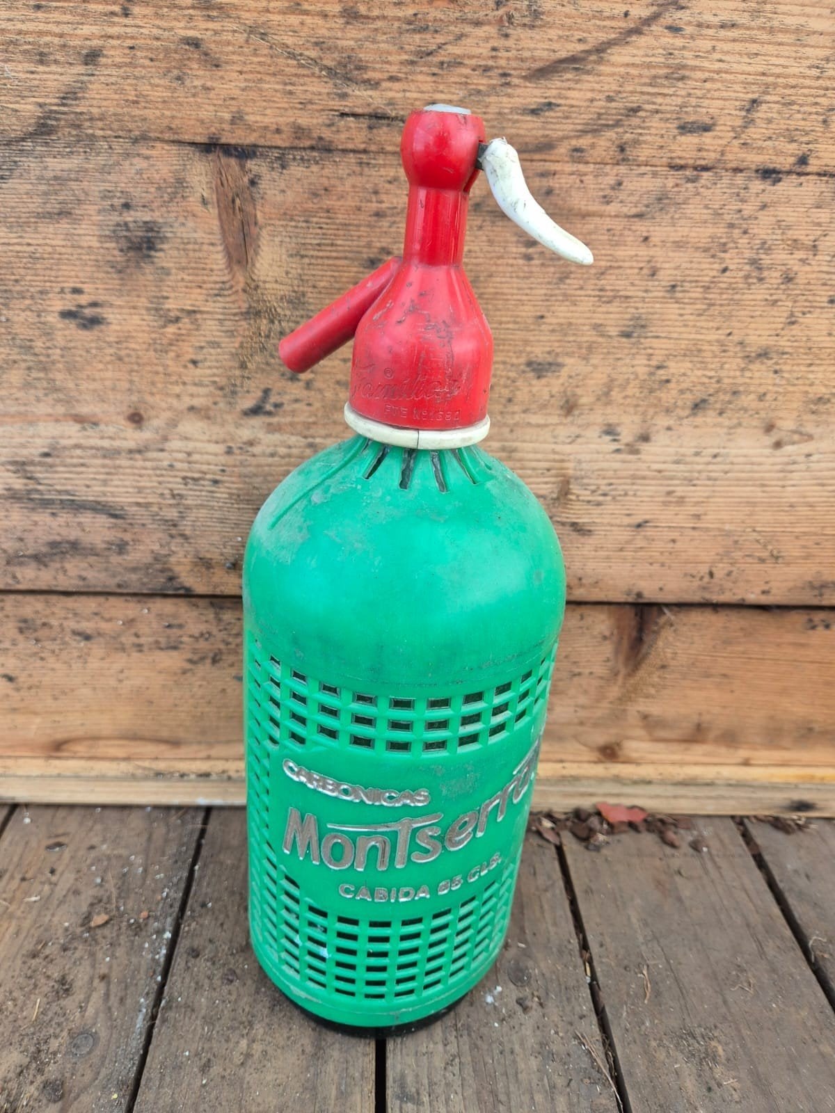 Oude Spuitfles Groen, Ophalen of Verzenden