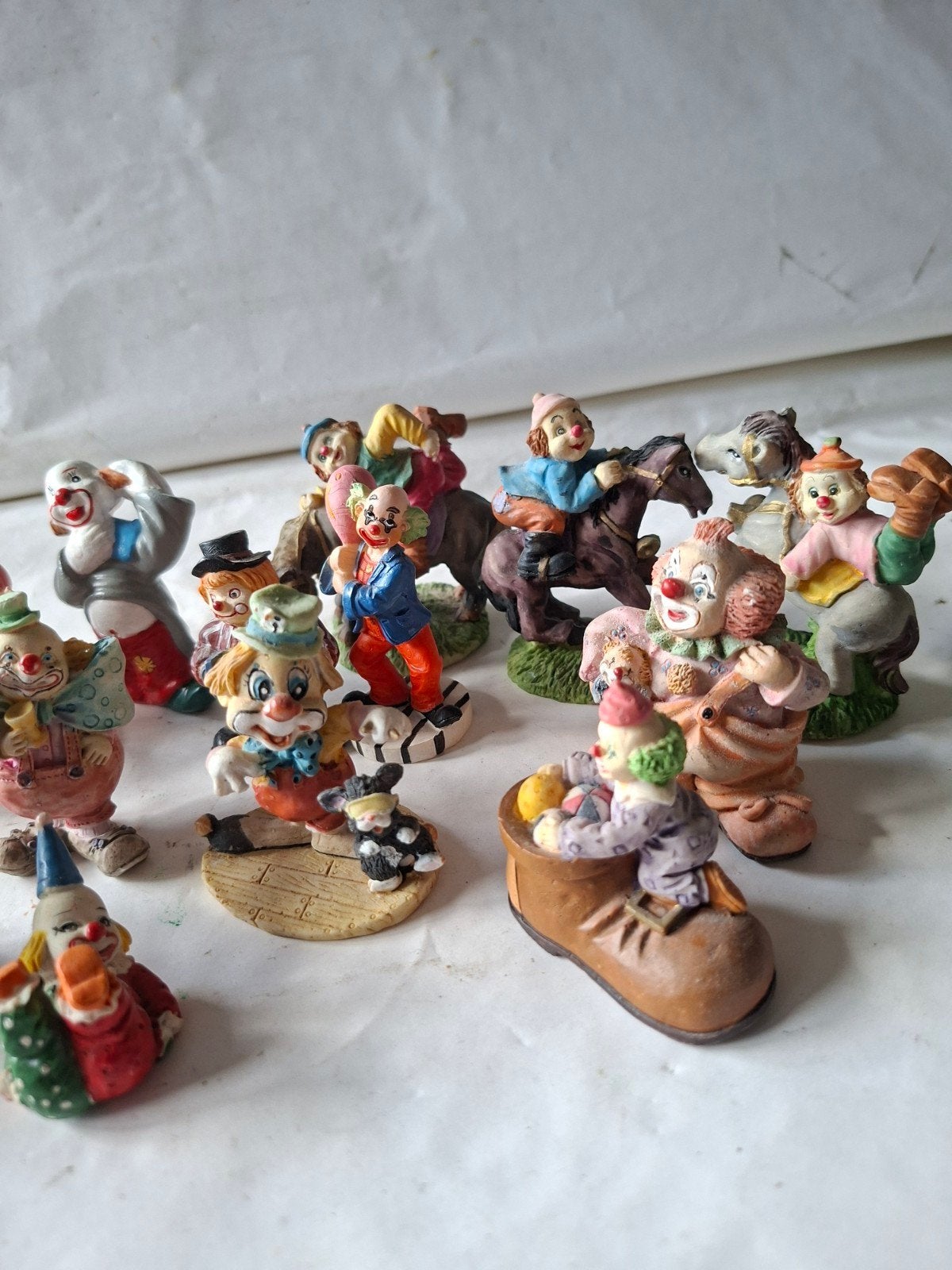 Verzameling van 20+ Vintage Clown Beeldjes, Verzamelen, Ophalen of Verzenden, Gebruikt