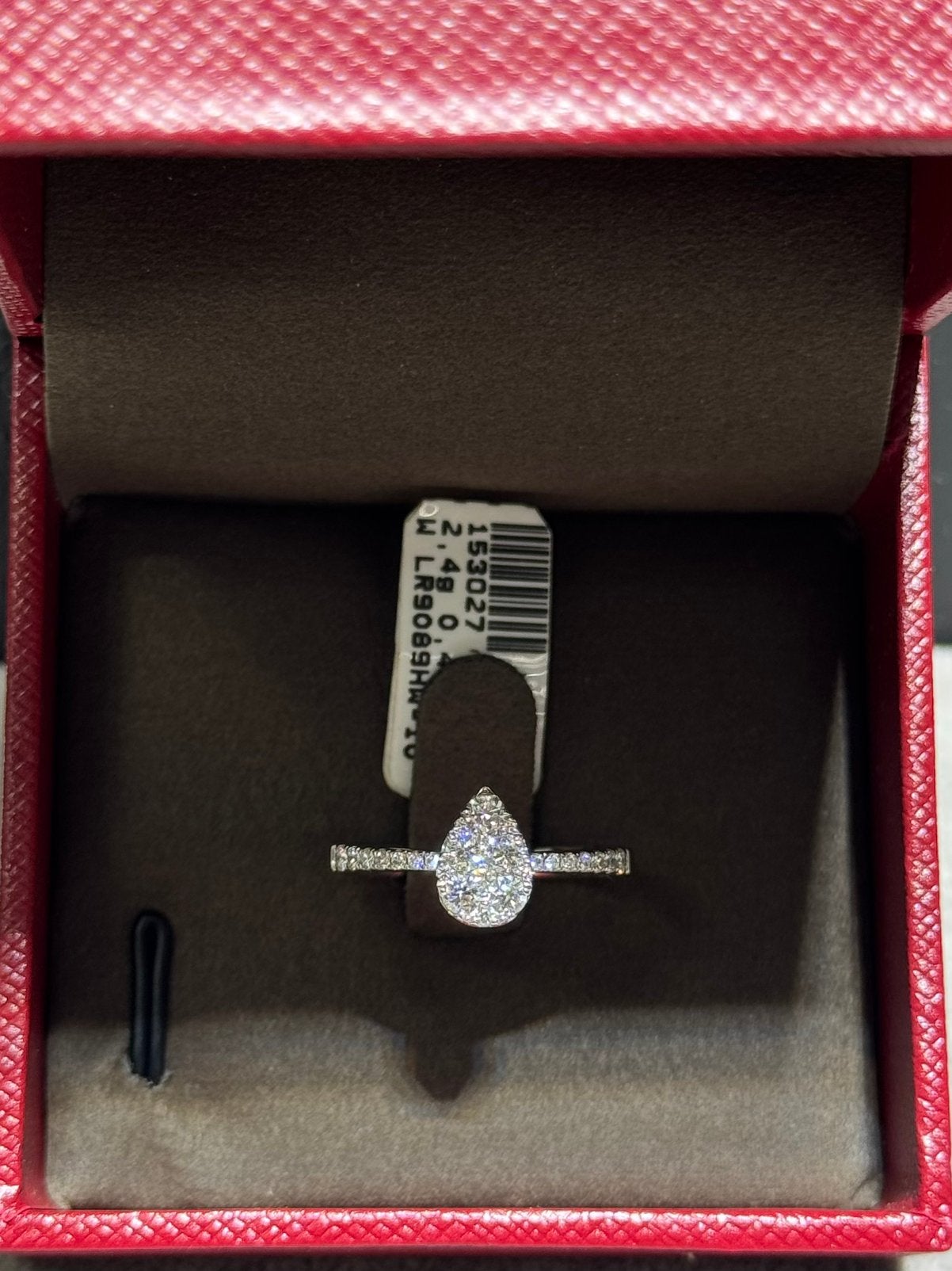 18K Goud - Diamanten ring - 18Karaat - Nieuw - 30% KORTING, Nieuw, Ophalen of Verzenden, Kleiner dan 17, Dame