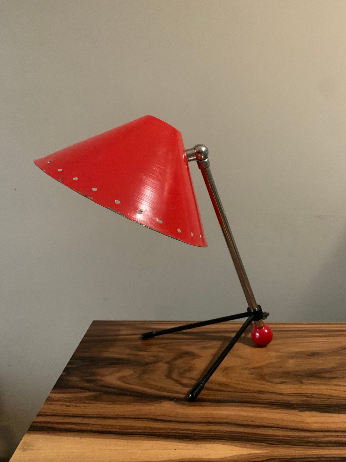 Vintage Hala zeist pinokkio bureaulamp, Huis en Inrichting, Bureaulamp, Overige merken, 25 cm, E14 (klein)