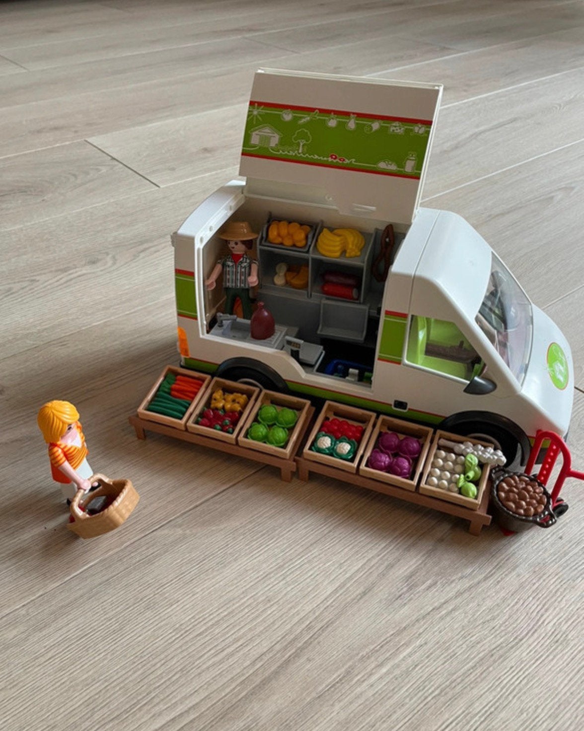 Playmobil groenteboer, Ophalen of Verzenden, Zo goed als nieuw