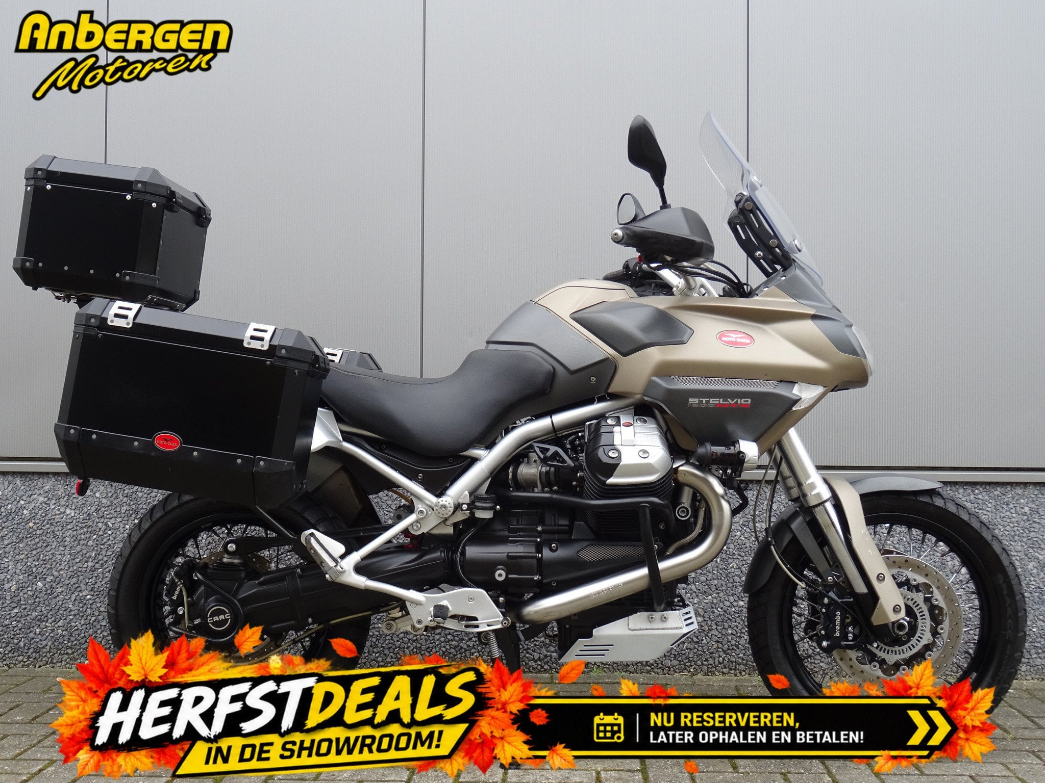 Moto Guzzi STELVIO NTX (bj 2009), Toermotor, 1200 cc, Gebruikt, Bedrijf