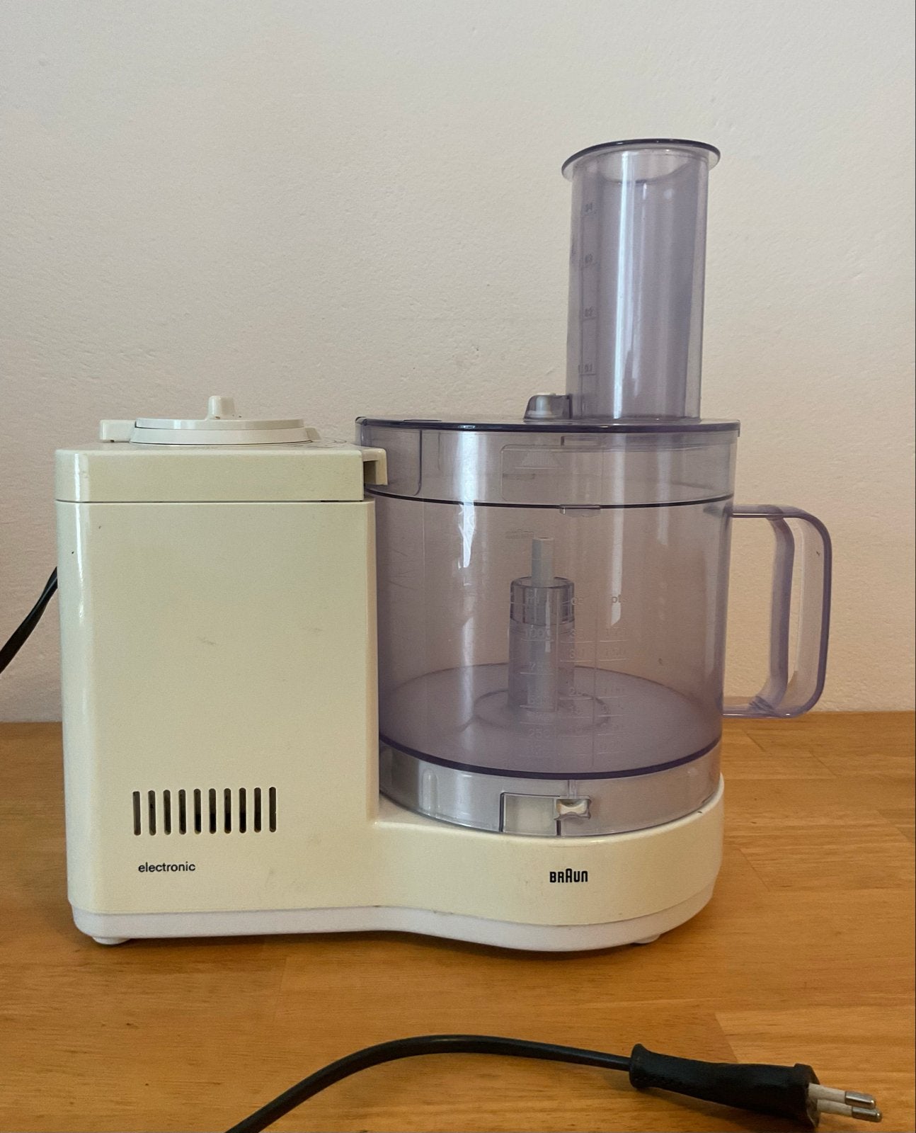 Braun Multipractic  Plus Foodprocessor met accessoires UK40, Witgoed en Apparatuur, Keukenmixers, Gebruikt, 2 tot 3 liter, 3 snelheden of meer