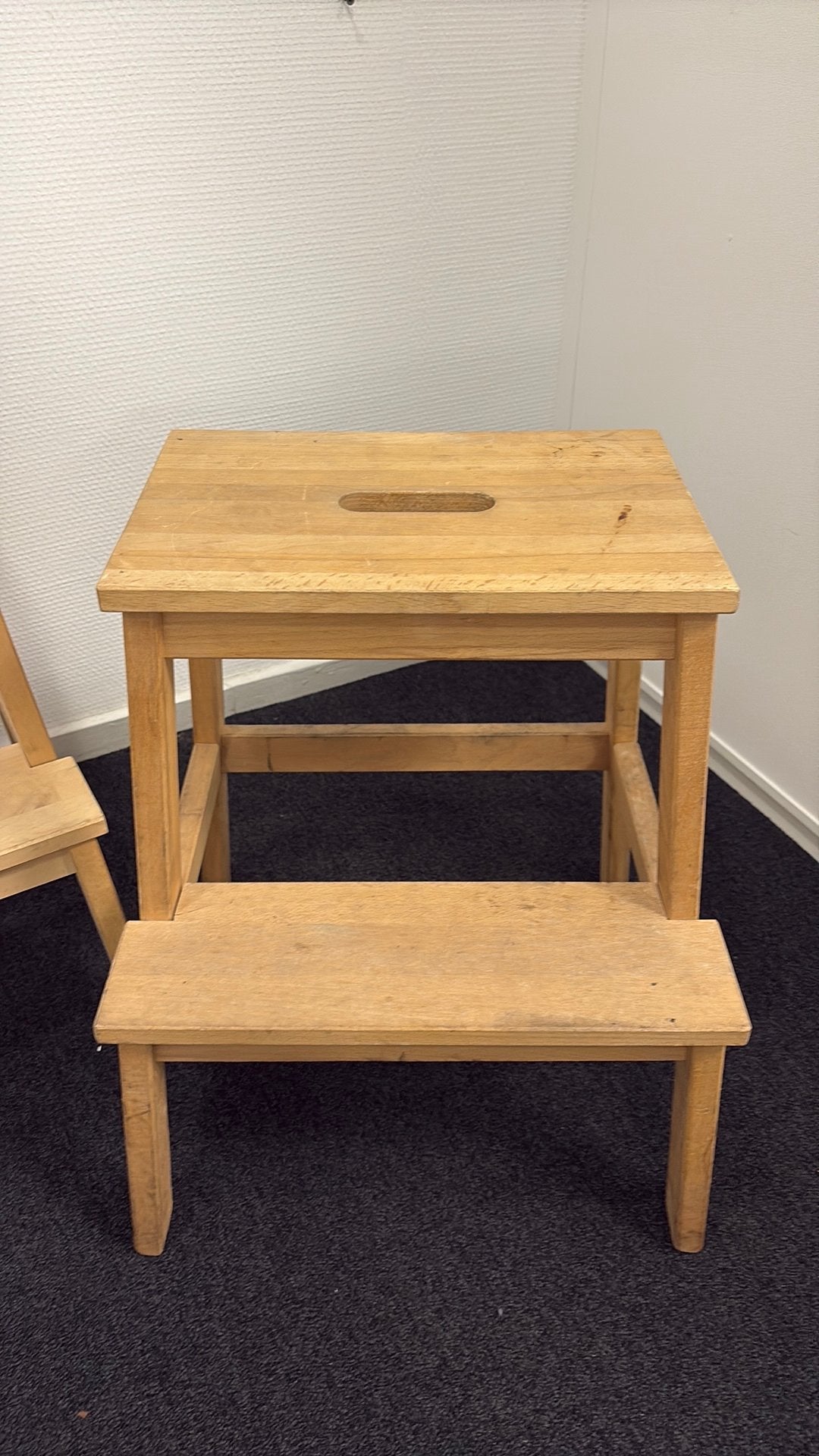 3x ikea kruk, Ophalen, Gebruikt, Hout