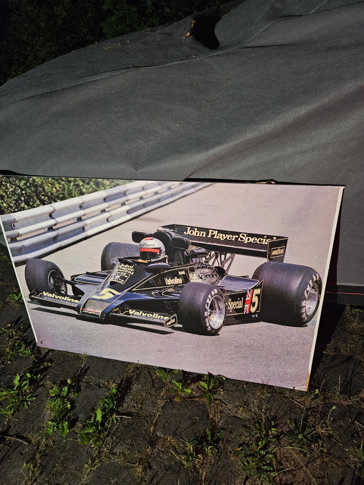 John Player Special F1 poster met Andretti - 100x68 cm, Ophalen, Gebruikt, Formule 1