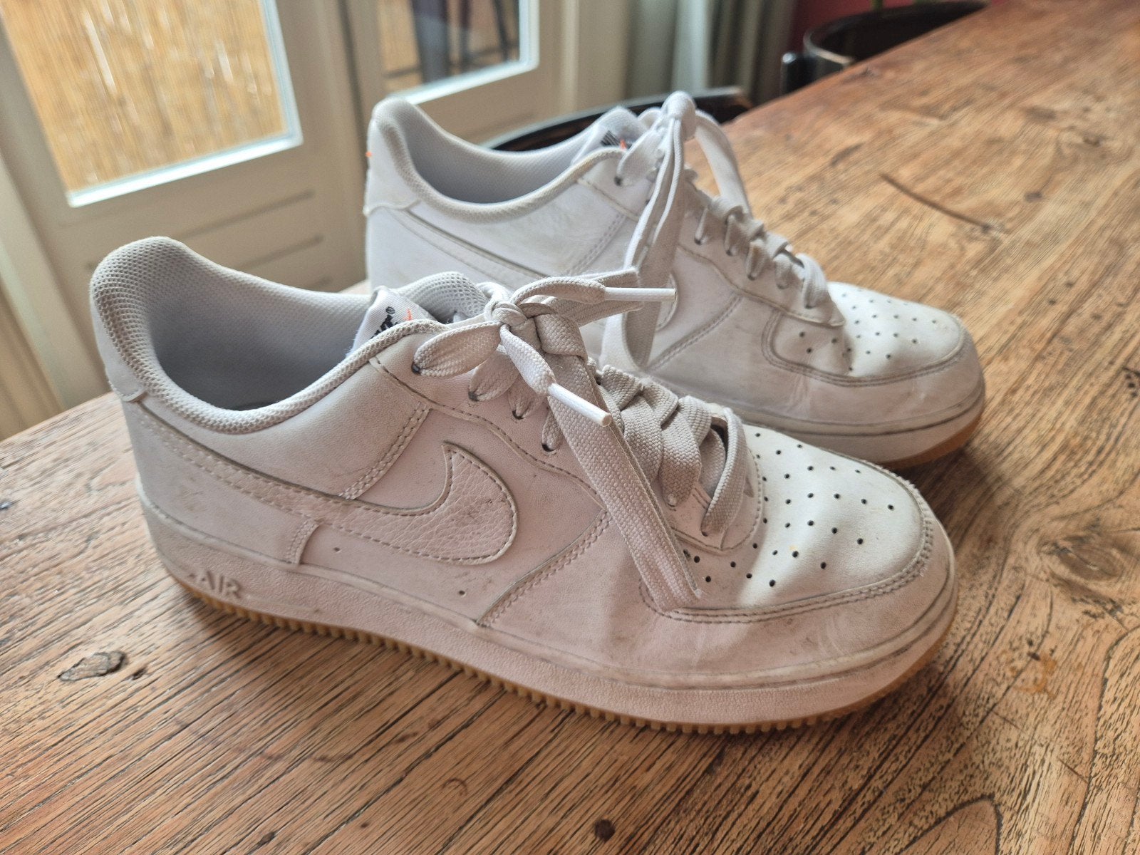 Nike Air Force 1 Low Wit - Maat 43, Wit, Nike, Ophalen of Verzenden, Sneakers of Gympen