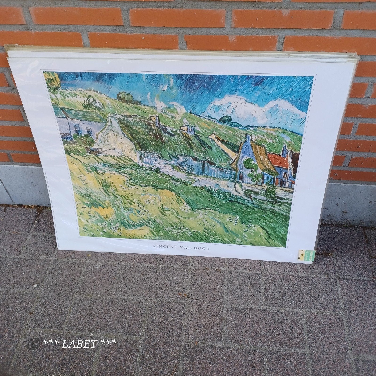 Poster Rieten huisjes, Verzenden