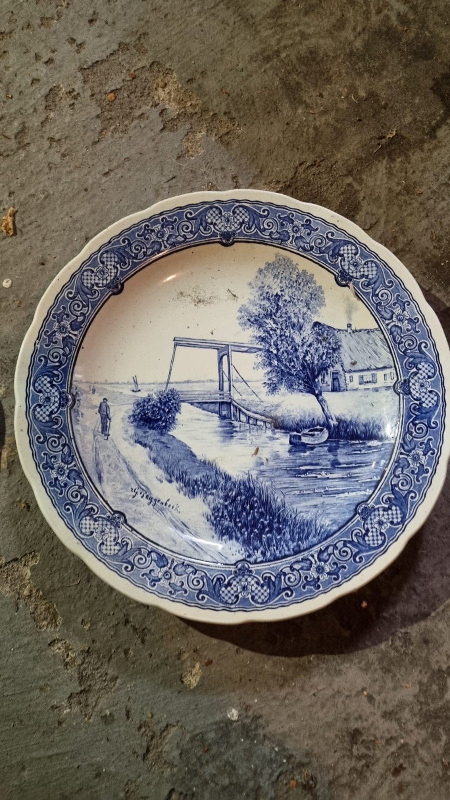 Delfts Blauw kaststel 3 delig, Antiek en Kunst, Ophalen