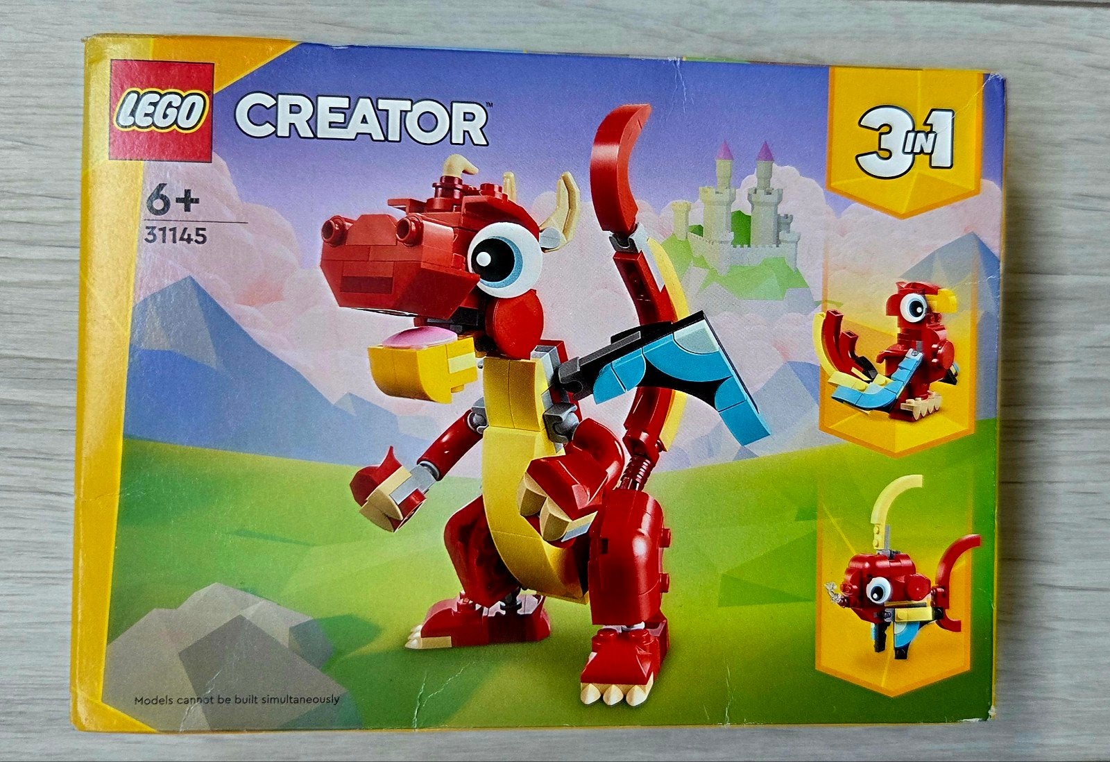 LEGO Creator 3in1 Vuurspuwende Draak 31145, Ophalen of Verzenden, Nieuw, Overige merken