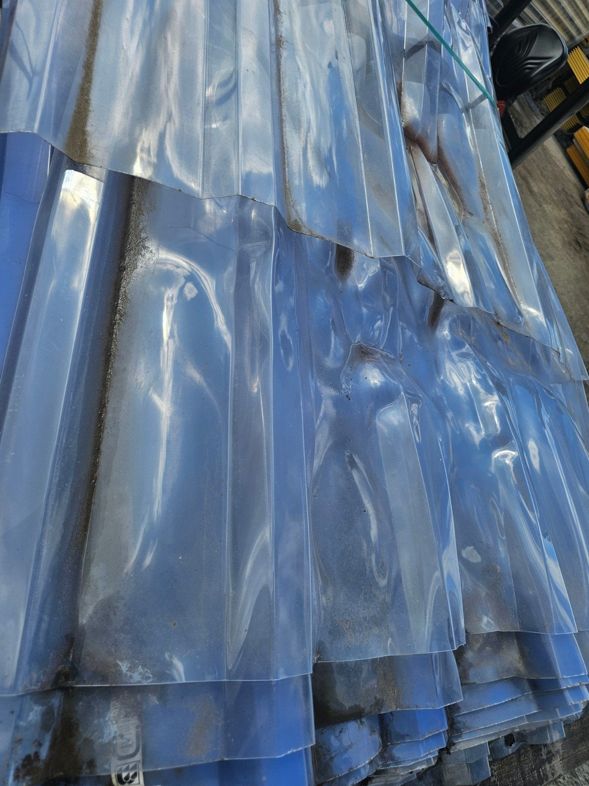Lichtplaten 6000mm lengte, hele pallet, ca. 50 stuks, Overige materialen, Gebruikt, Minder dan 20 mm, Onbekend
