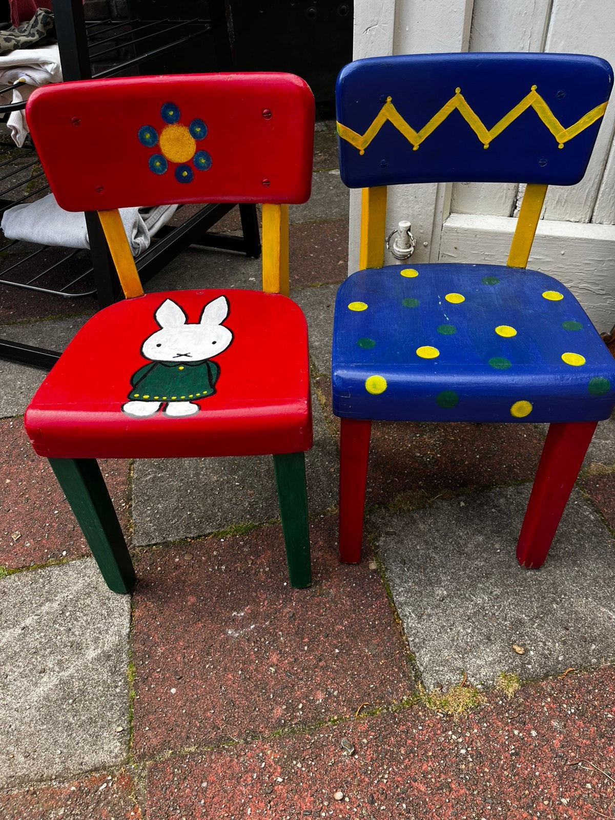 Houten nijntje stoeltjes, Kinderen en Baby's, Ophalen of Verzenden, Zo goed als nieuw, Stoel(en)