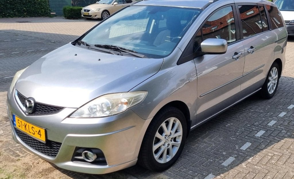 Mazda 5 1.8 2010 Grijs (7 Seats), 4 cilinders, 7 stoelen, Origineel Nederlands, Handgeschakeld