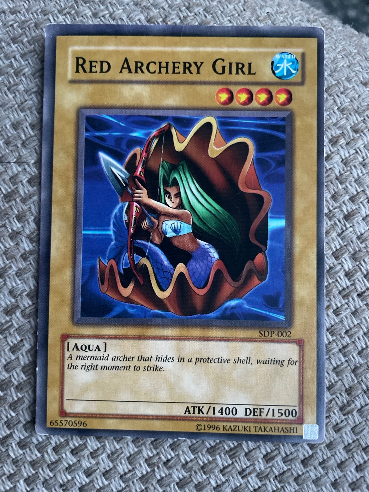 Yu-Gi-Oh! Red Archery Girl SDP-002, Verzenden, Zo goed als nieuw, Losse kaart