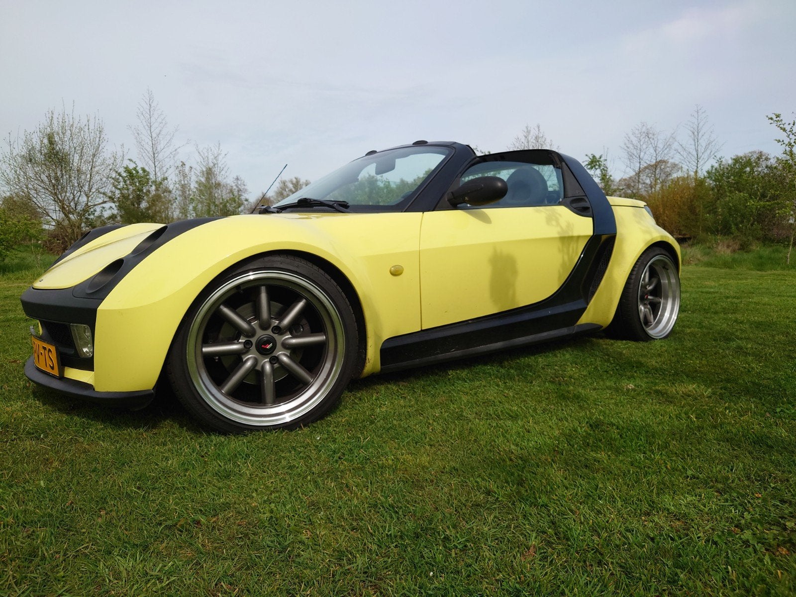 Smart Roadster 0.7 61KW 2005 hele nette Smart, Auto's, Zwart, 82 pk, Roadster, Handgeschakeld