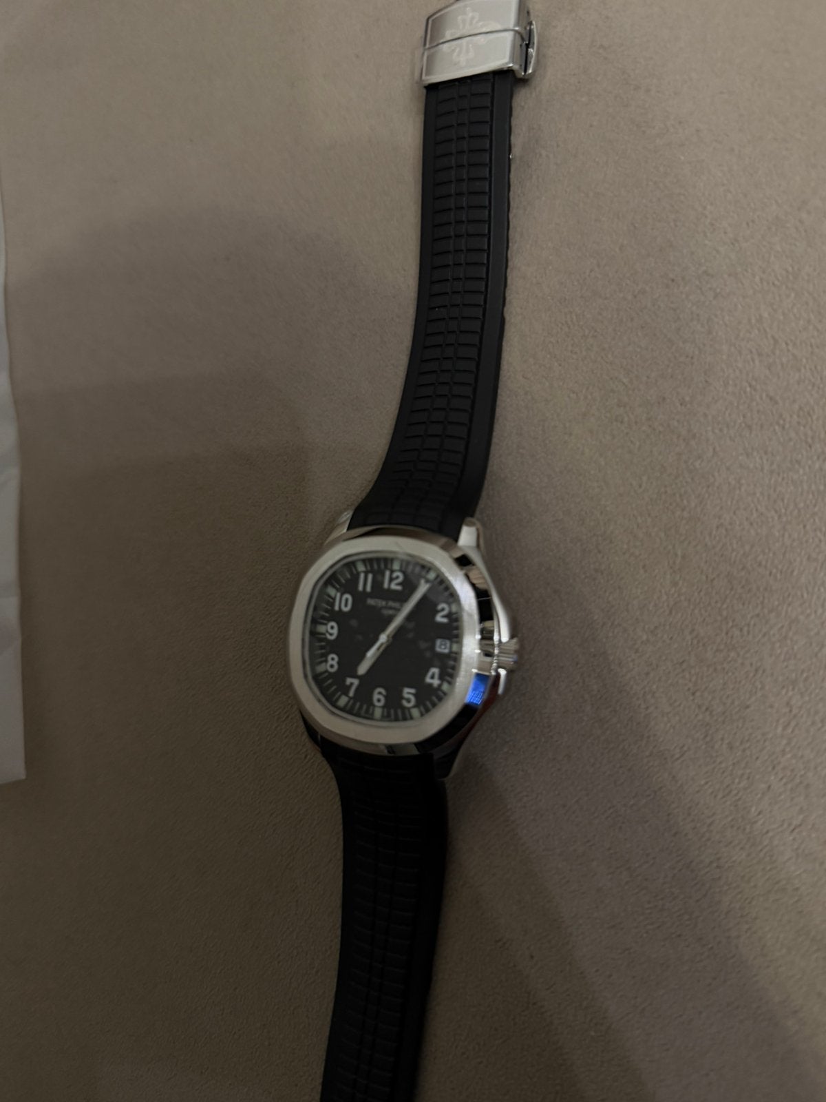 Patek philippe aquanaut | Automatisch!, Ophalen of Verzenden, Zo goed als nieuw, Staal, Overige merken