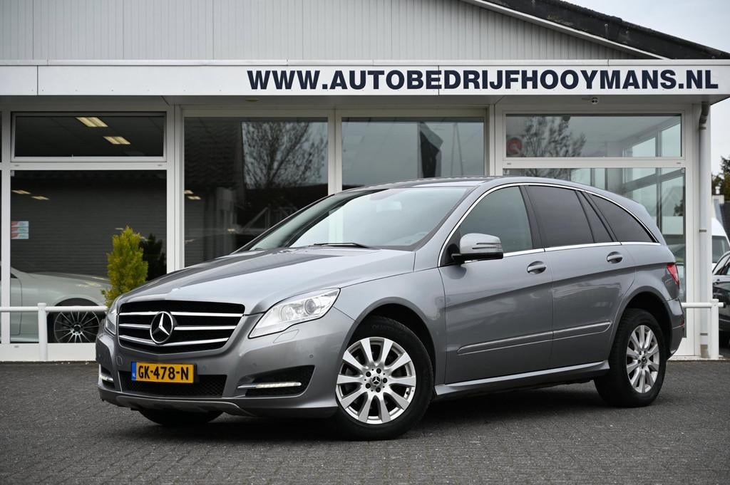 Mercedes-Benz R-klasse 350 4-Matic Luchtvering Trekhaak Xeno, Auto's, Mercedes-Benz, Automaat, Euro 5, Zwart, 138 €/maand