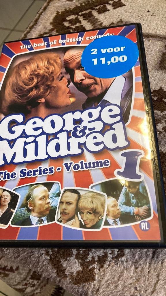 Dvd ‘s. George  Mildred serie 1 en 2, Alle leeftijden, Ophalen of Verzenden, Zo goed als nieuw, Tv-programma of Sketches