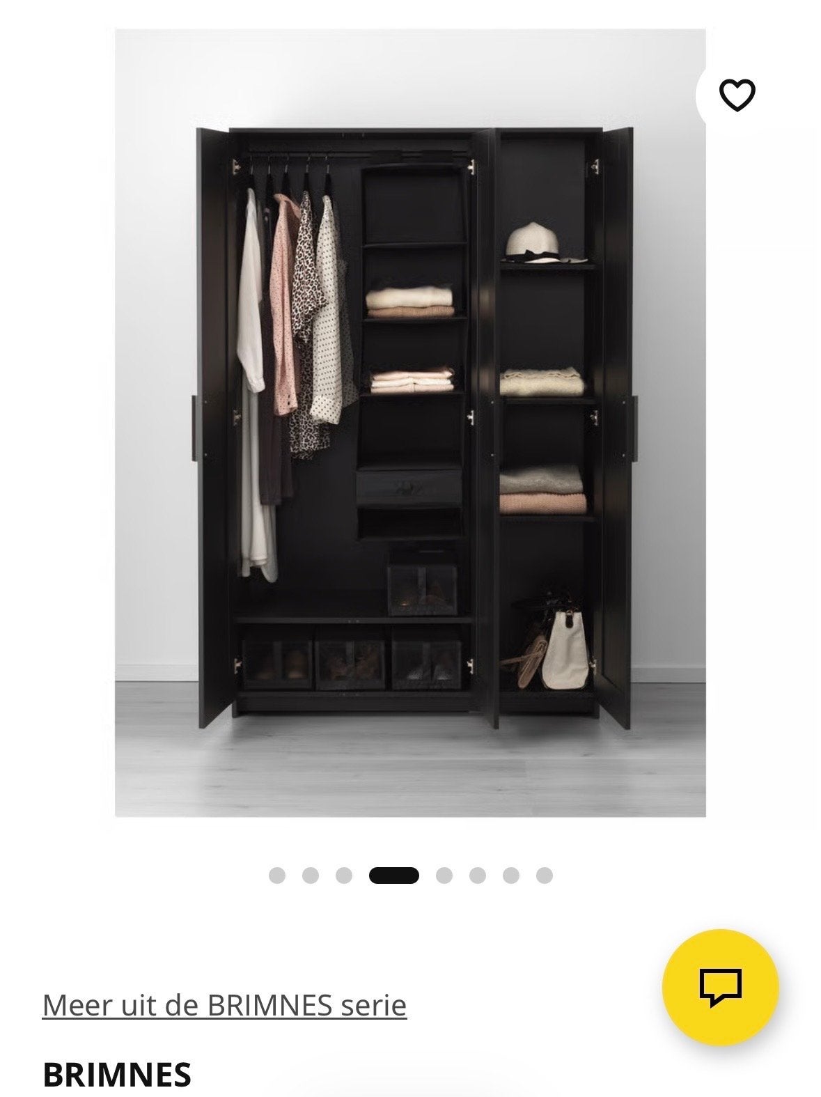IKEA kledingkast - 1,5 jaar oud, zo op te halen!, Ophalen, Gebruikt, 100 tot 150 cm, 200 cm of meer