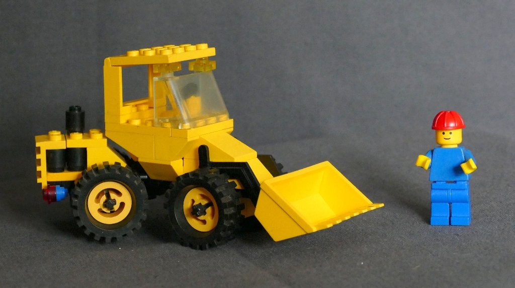 Vier Lego sets, thema werk, Gebruikt, Compleet, Lego, Ophalen of Verzenden
