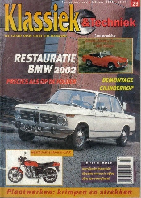 Klassiek & Techniek 23 2000: BMW 2002 - Austin Healey Sprite, Ophalen of Verzenden, Gelezen, Algemeen