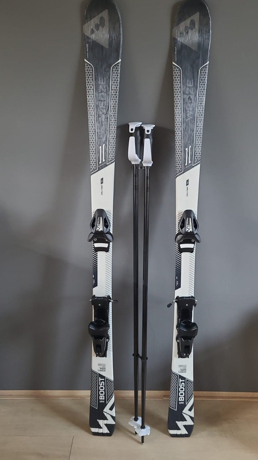Ski's en skistokken Wedze Boost 100, 140 tot 160 cm, Stokken, Zo goed als nieuw, Skiën