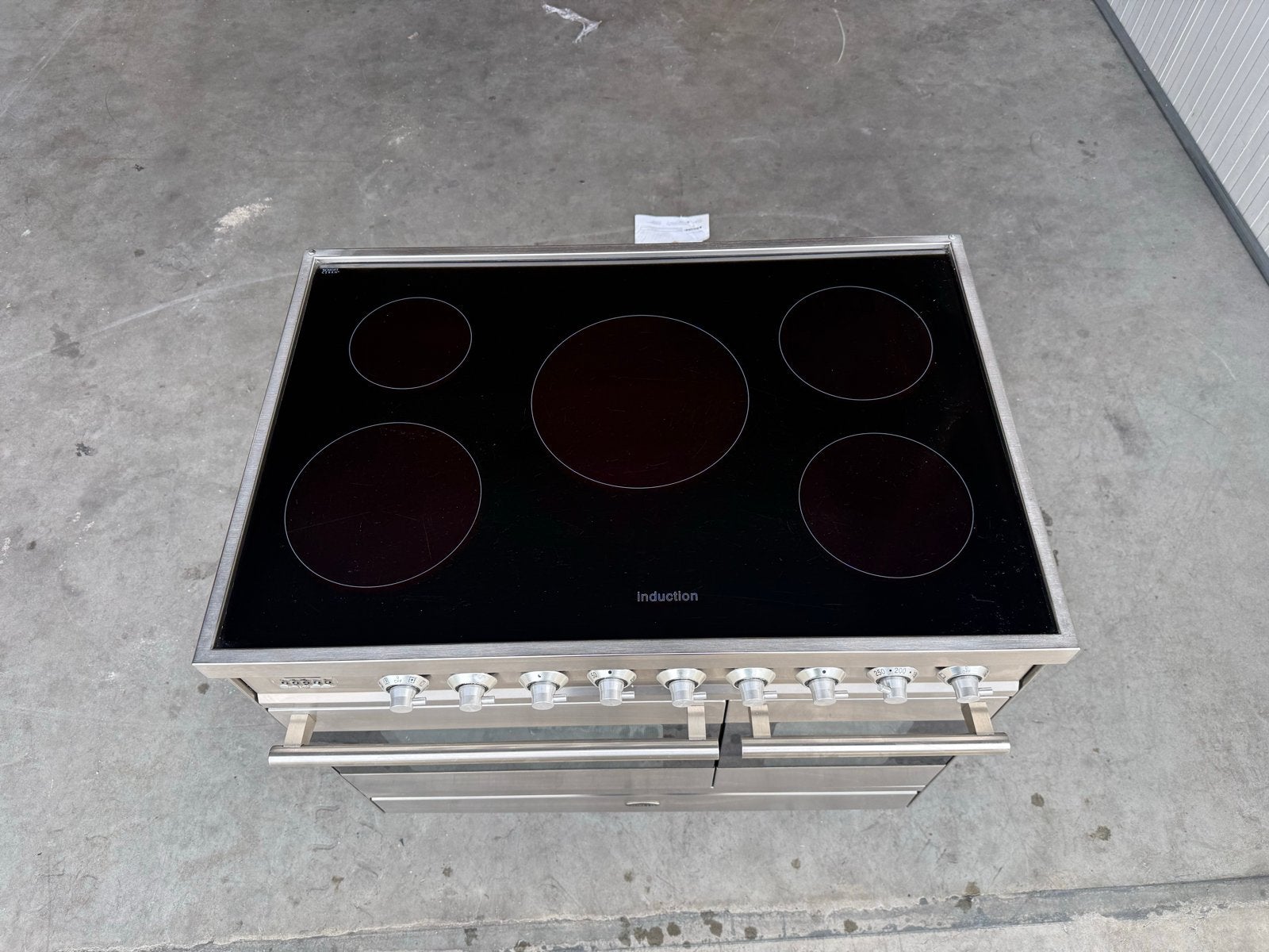 Boretti Fornuis met Inductiekookplaat en Dubbele Oven, Bella, Hete lucht, 60 cm of meer, Ophalen of Verzenden