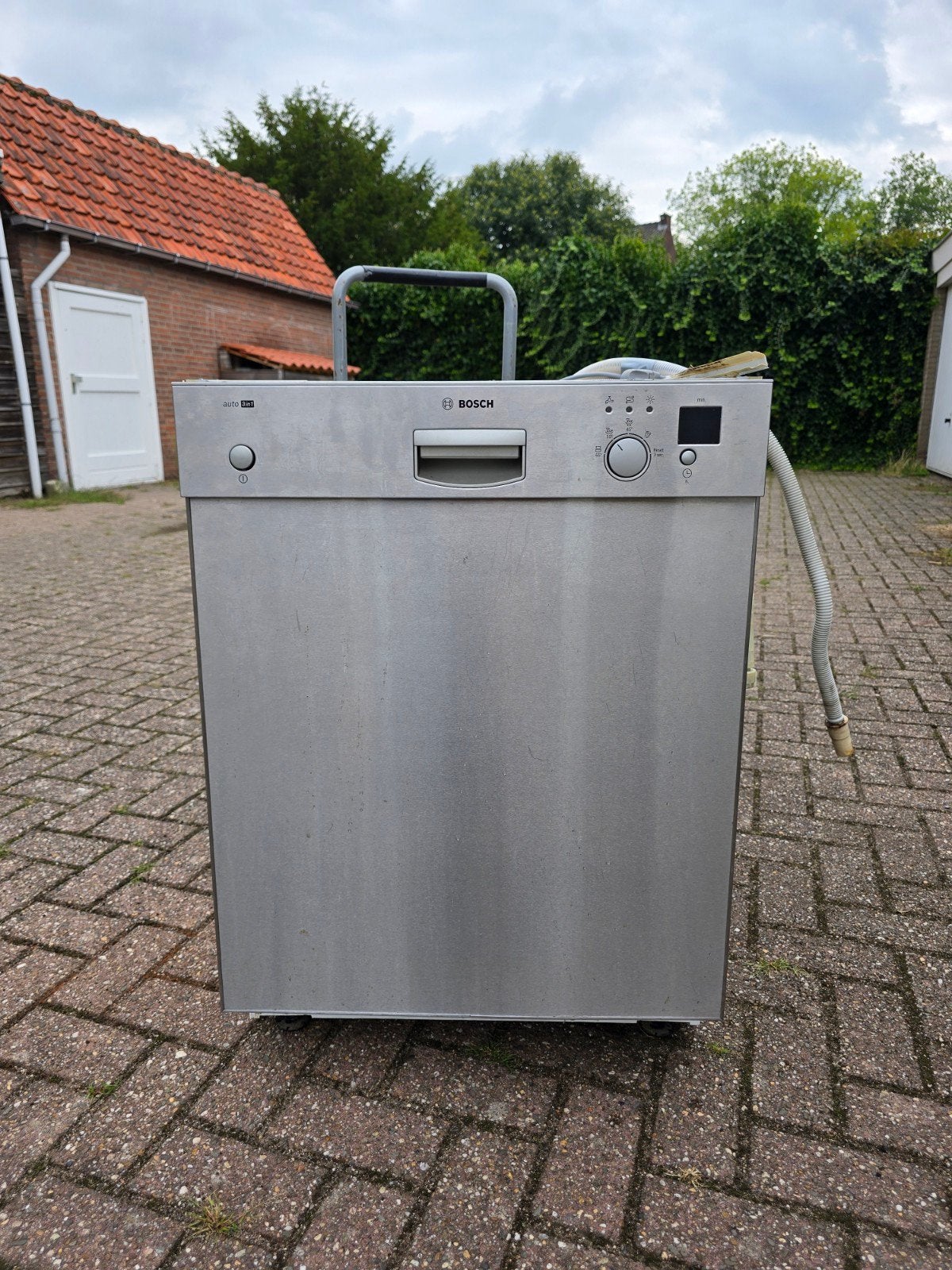 Bosch inbouw vaatwasser rvs, Witgoed en Apparatuur, Vaatwasmachines, Ophalen, Gebruikt, Inbouw, Minder dan 85 cm