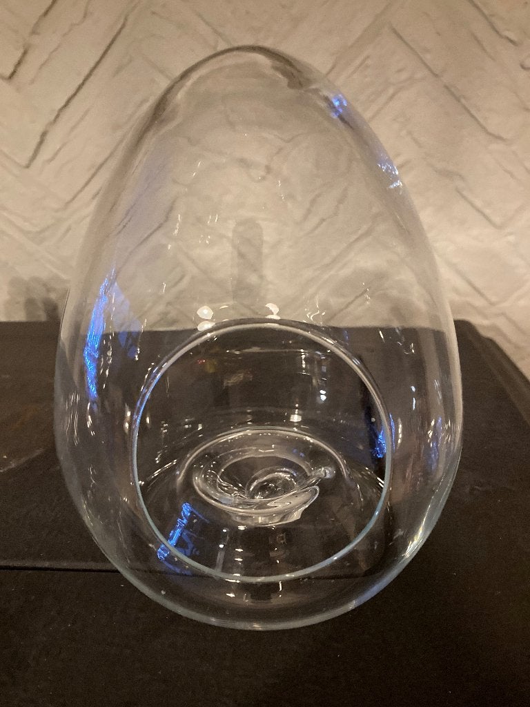 Glazen paasei - decoratie ei, Ophalen of Verzenden, Zo goed als nieuw, Glas