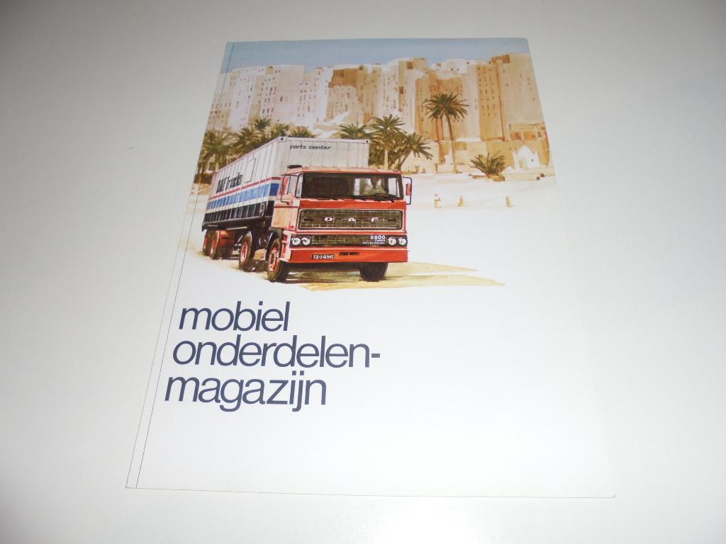 brochure DAF mobiel onderdelenmagazijn, Ophalen of Verzenden, Nieuw, Overige merken