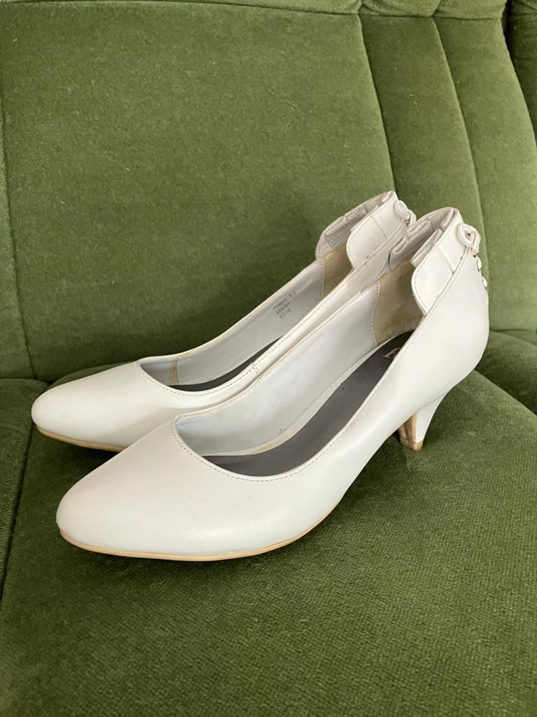 Vintage pumps!, Ophalen of Verzenden, Zo goed als nieuw, Wit