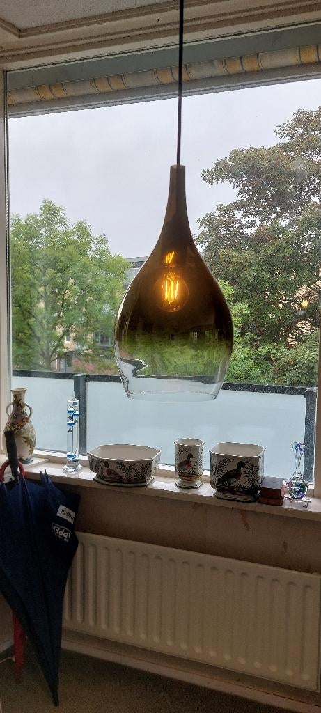 Hanglamp, Druppel, Ophalen of Verzenden, Minder dan 50 cm, Glas