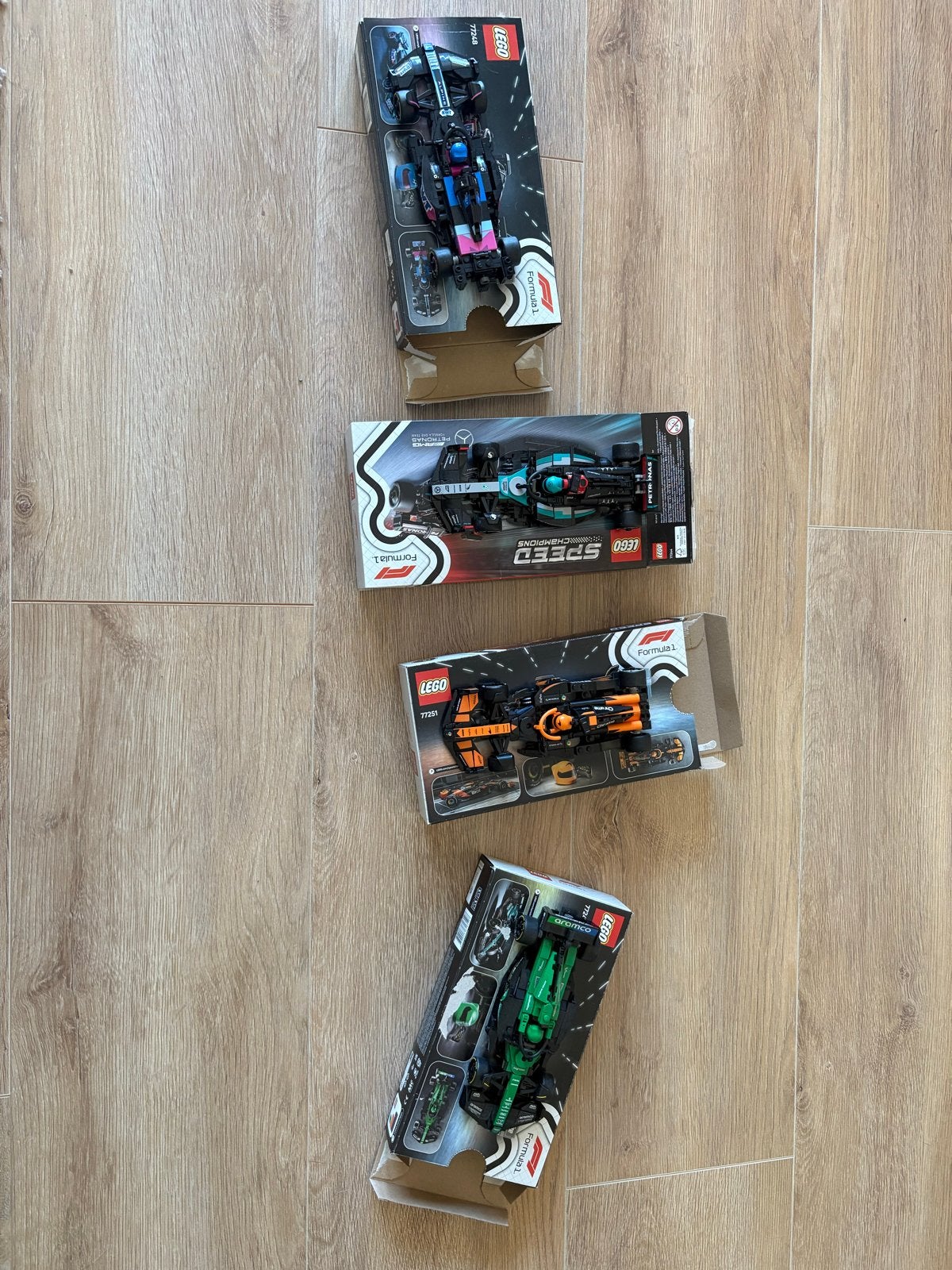 LEGO Speed Champions F1 raceauto's (set van 4), Verzenden, Zo goed als nieuw, Overige merken